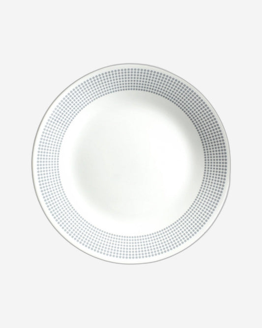 Corelle Dinnerware Set 16Pc Bayside Dots Gray