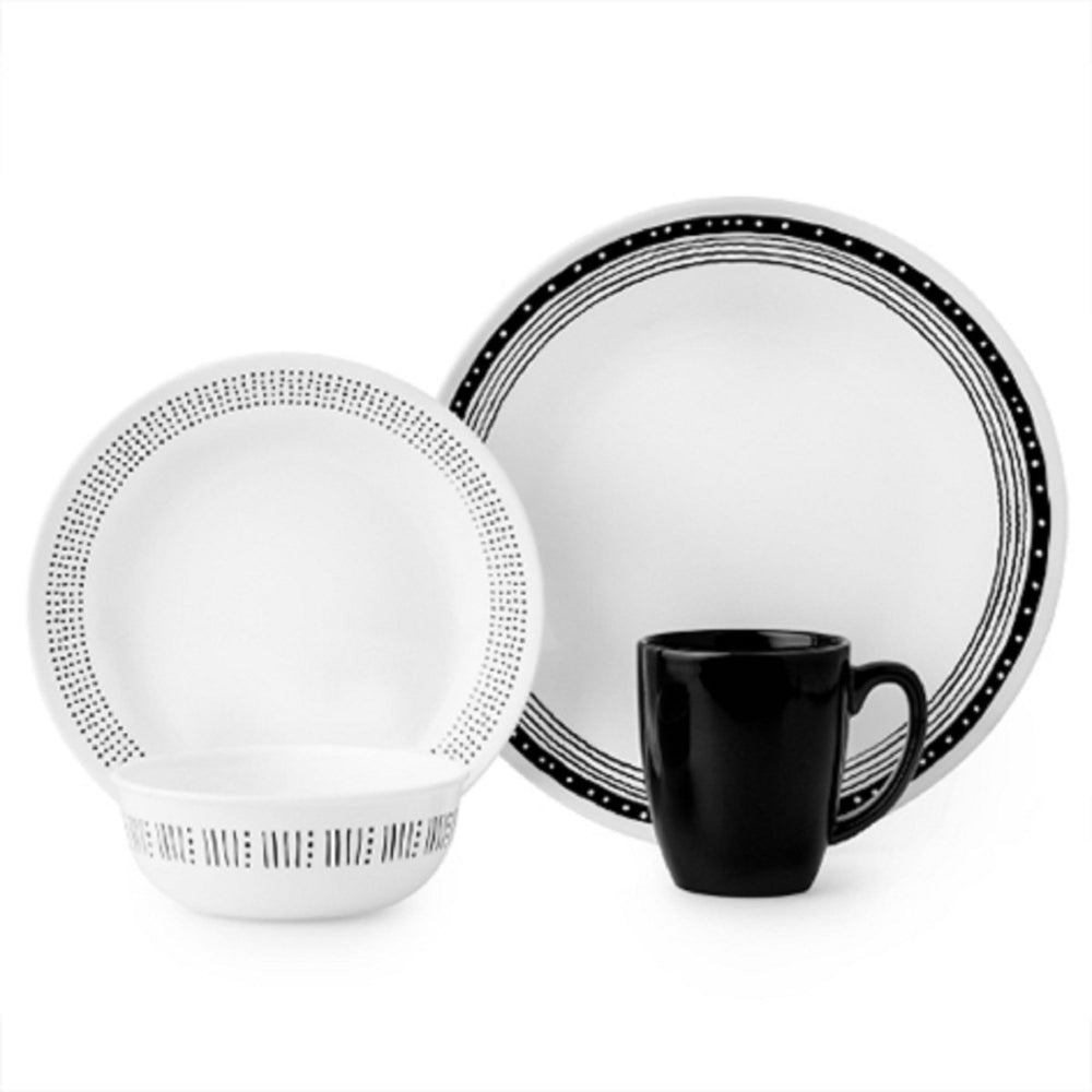 Corelle 16 PCS DINNER SET METROPOLITAN DENVER W/MUG