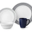 Corelle Dinnerware Set 16Pc Bayside Dots Navy