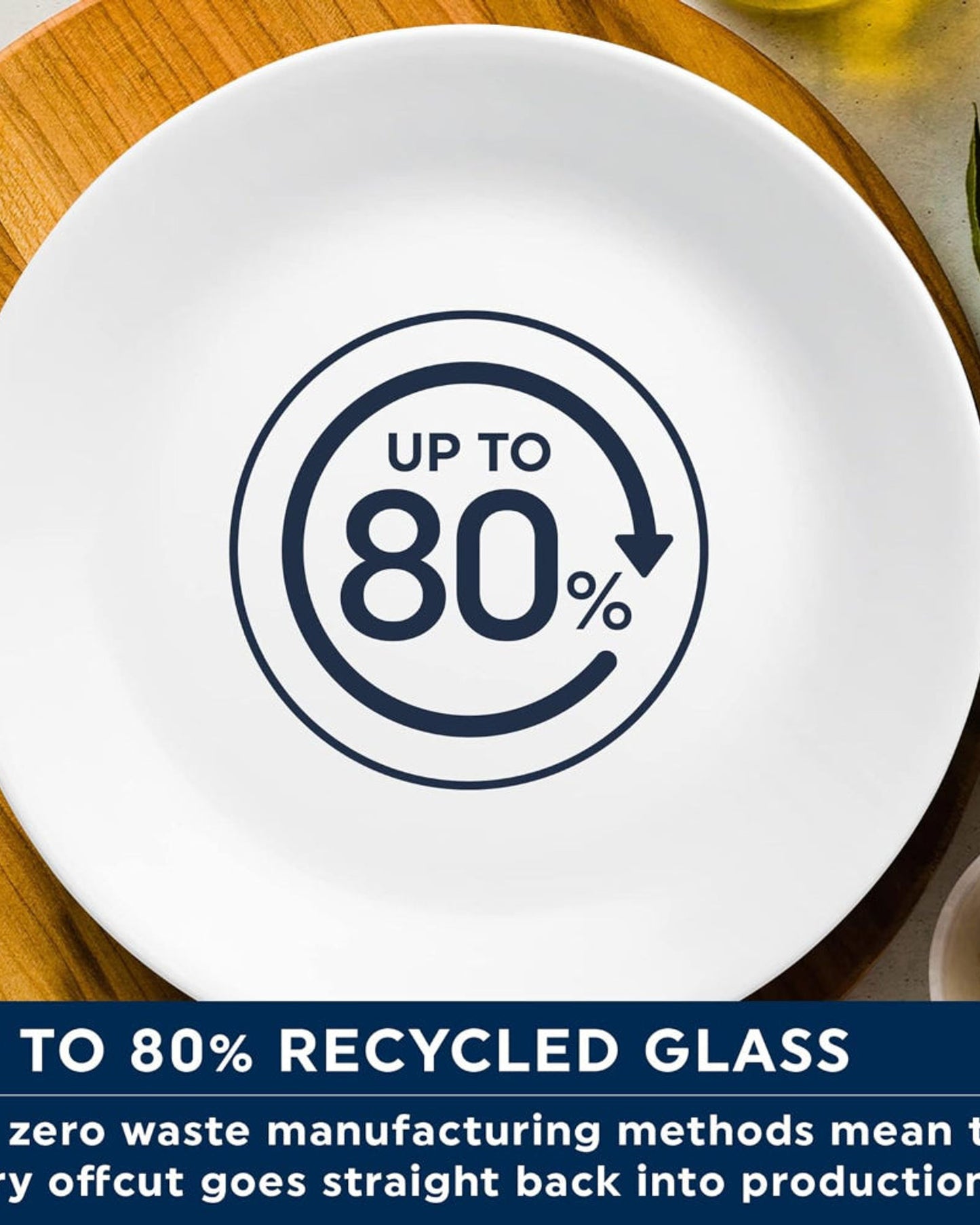 Corelle Dinnerware Set 16Pc Bayside Dots Navy