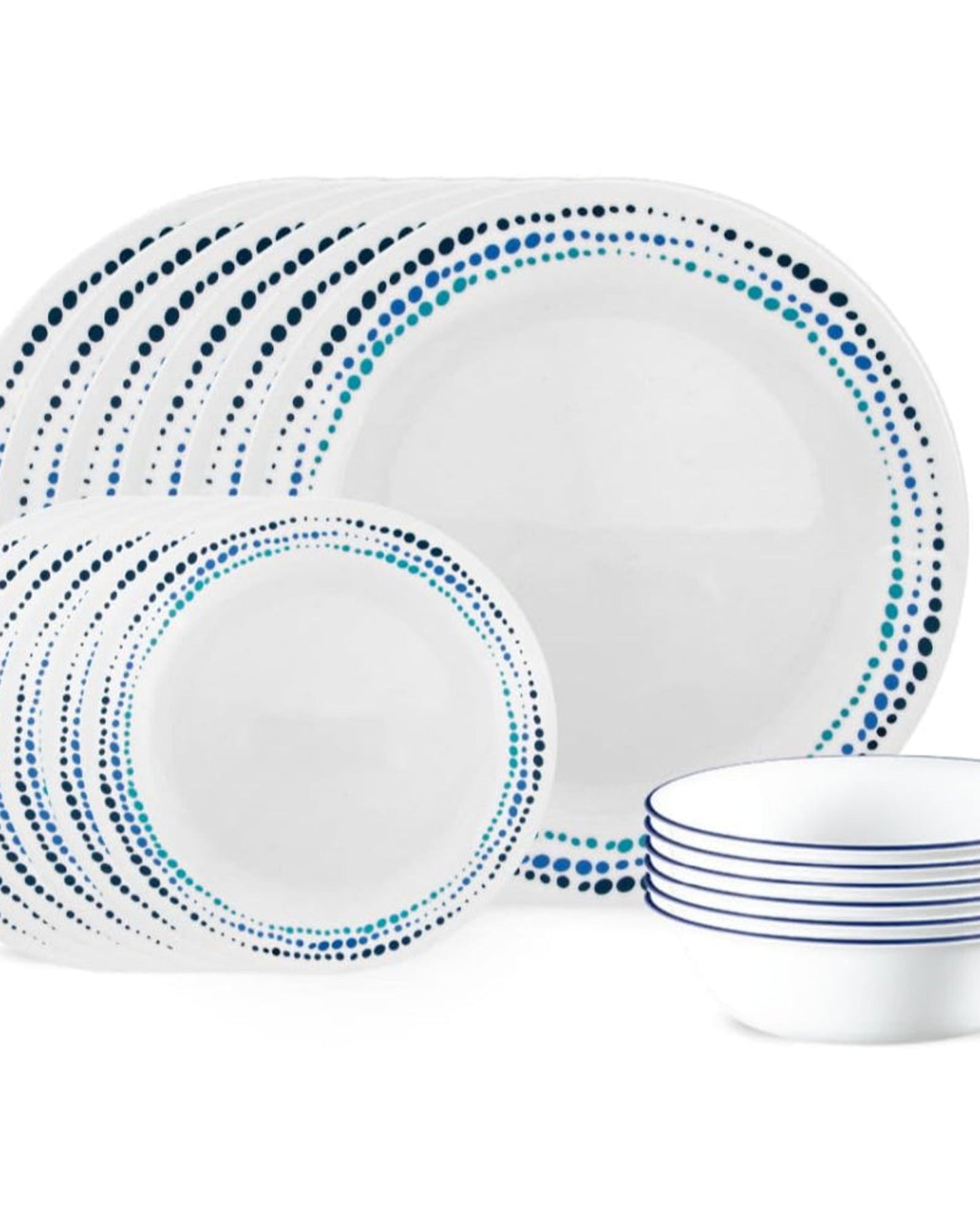 Corelle Dinnerware Set 18Pc Ocean Blue