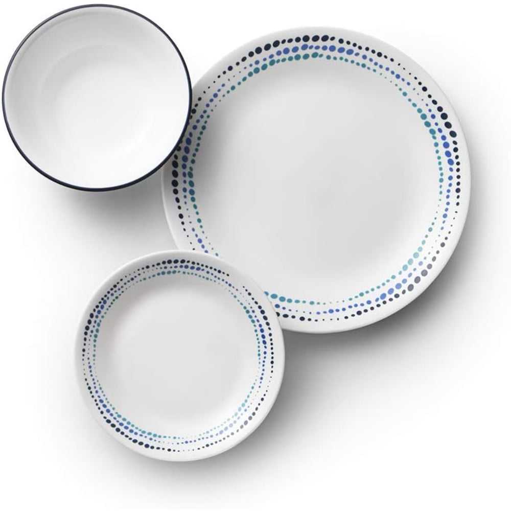 Corelle 18 PCS DINNER SET OCEAN BLUE