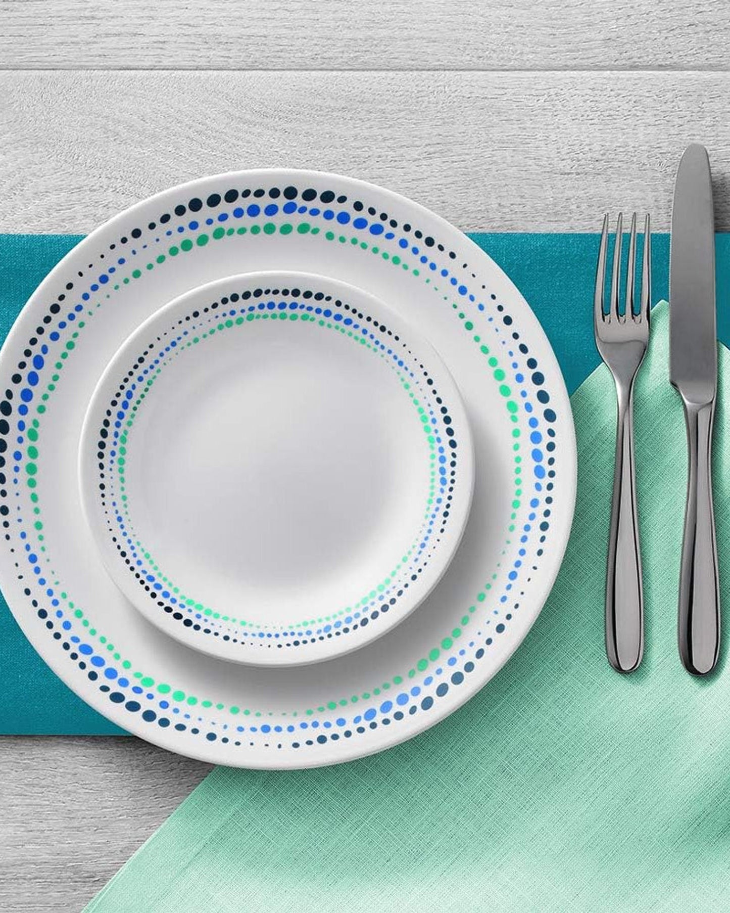 Corelle Dinnerware Set 18Pc Ocean Blue