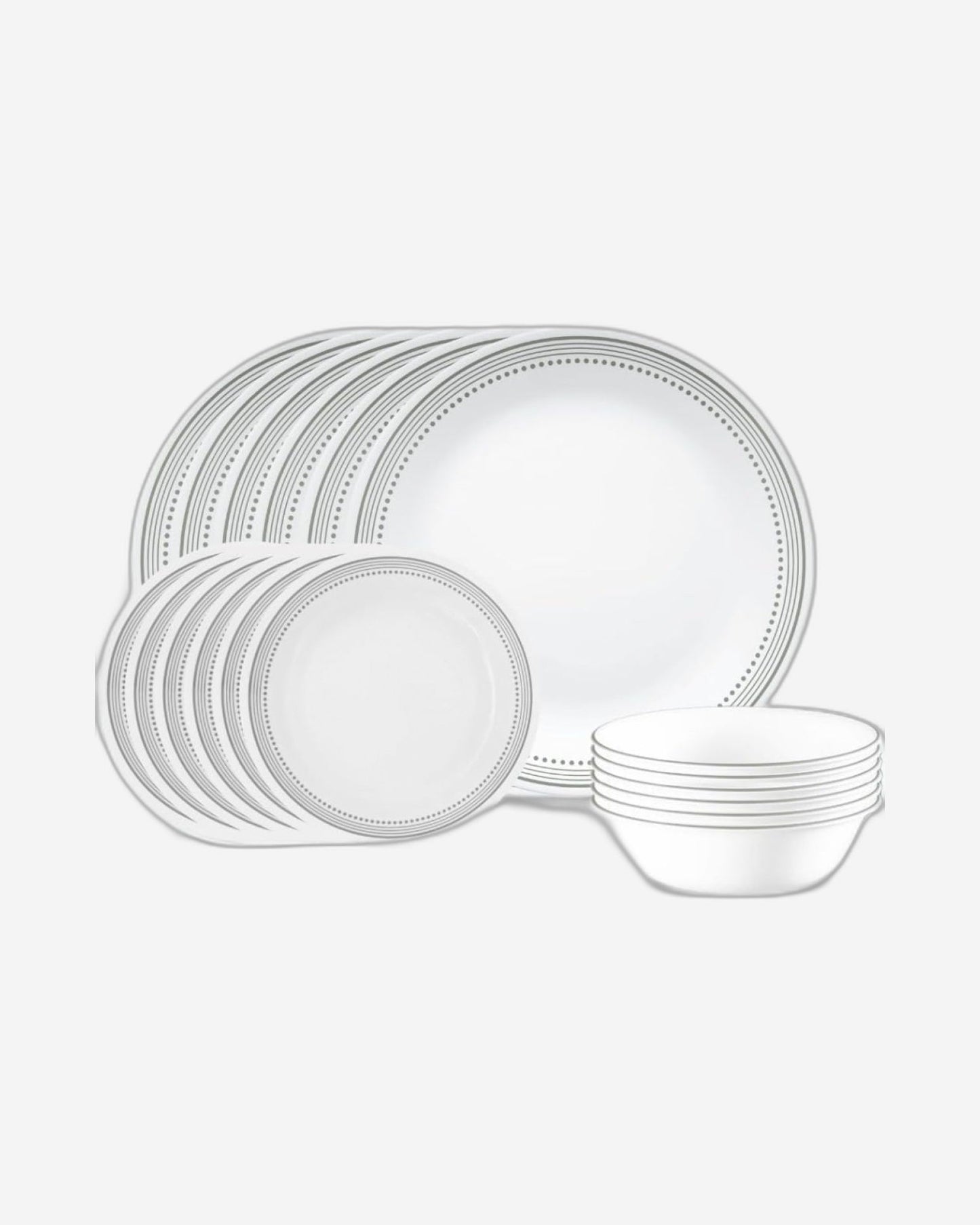 Corelle Dinnerware Set 18Pc Mystic Grey