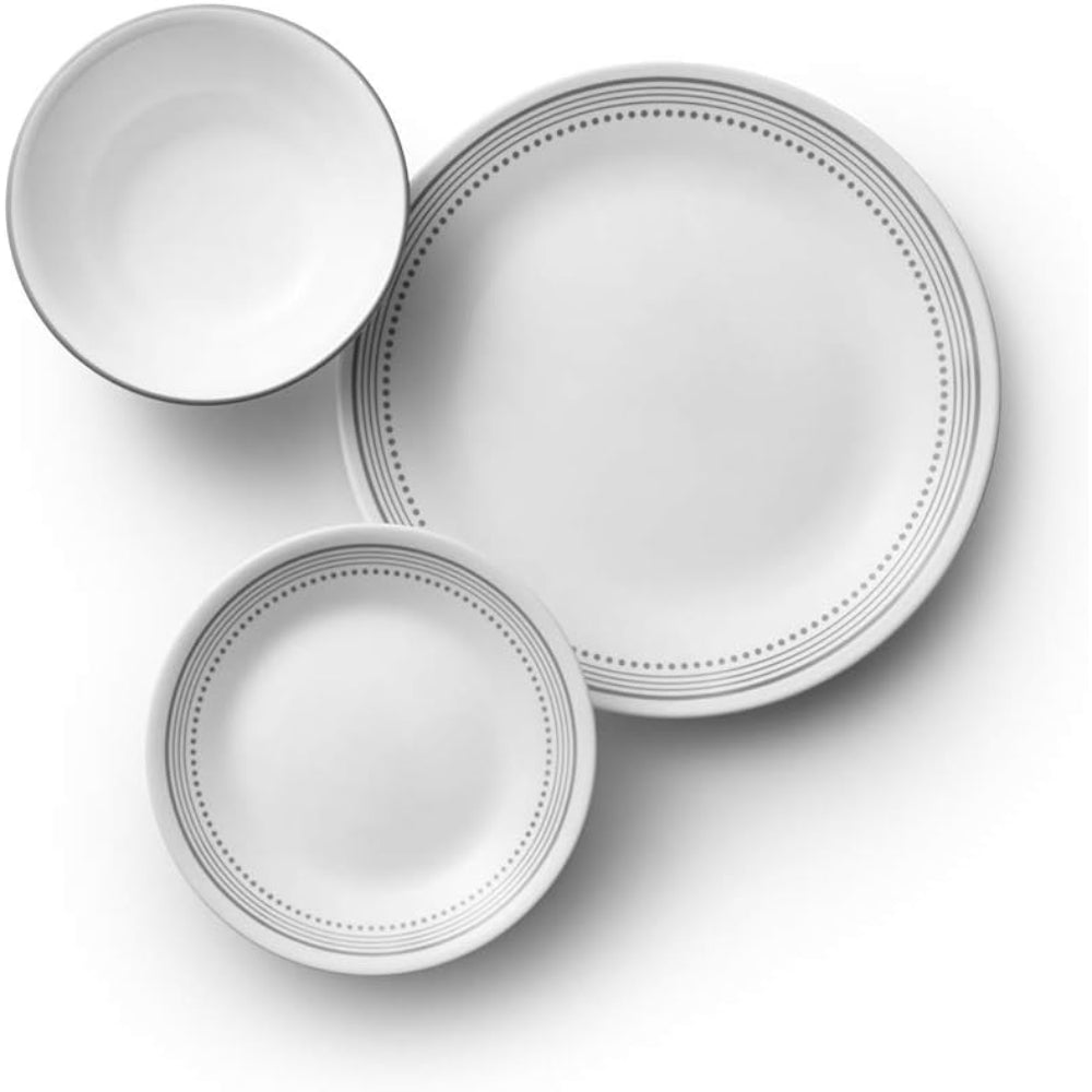 Corelle 18 PCS DINNER SET MYSTIC GREY