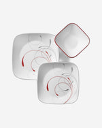 Corelle 18 PCS SQ. DINNER SET SPLENDOR(1134338)1X18 CORELLE