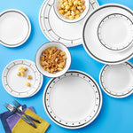 Corelle Dinnerware Set 18Pc Black & White