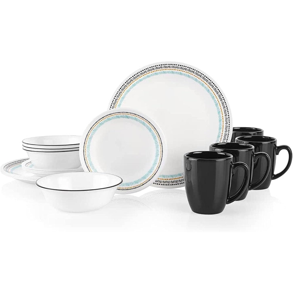 Corelle 16 PCS DINNER SET PALOMA W/MUG