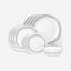 Corelle Dinnerware Set 16Pc Brushed Silver