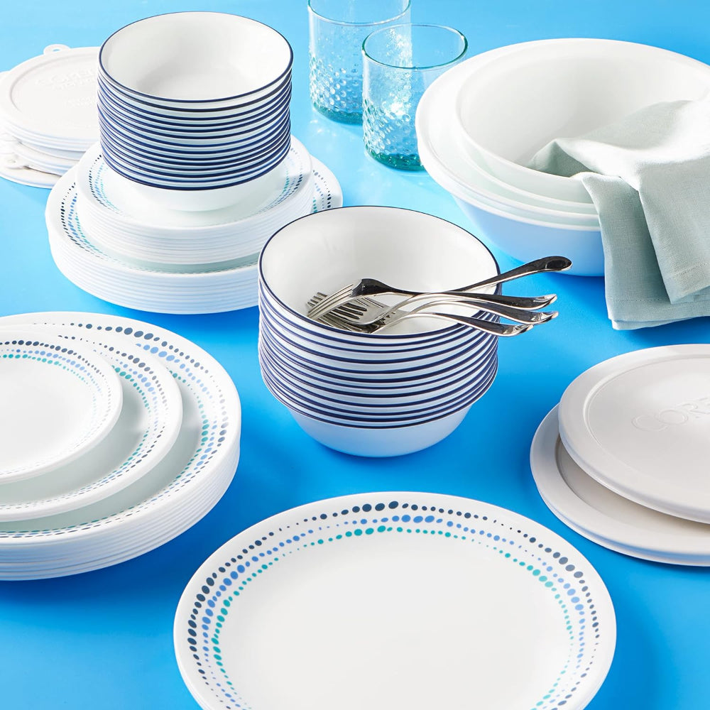 Corelle Dinnerware Set 12Pc Ocean Blue