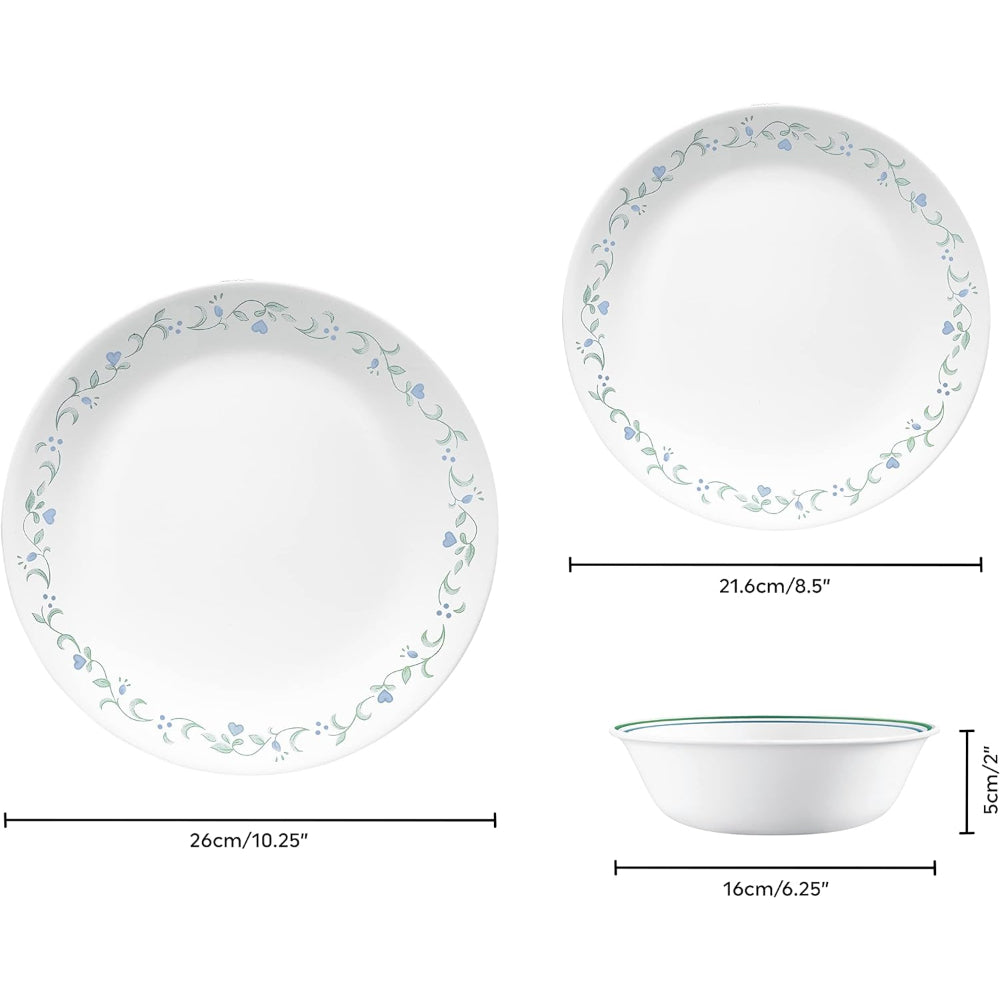 Corelle COUNTRY COTTAGE 12PC CL. SET (1146844) 1X12 CORELLE