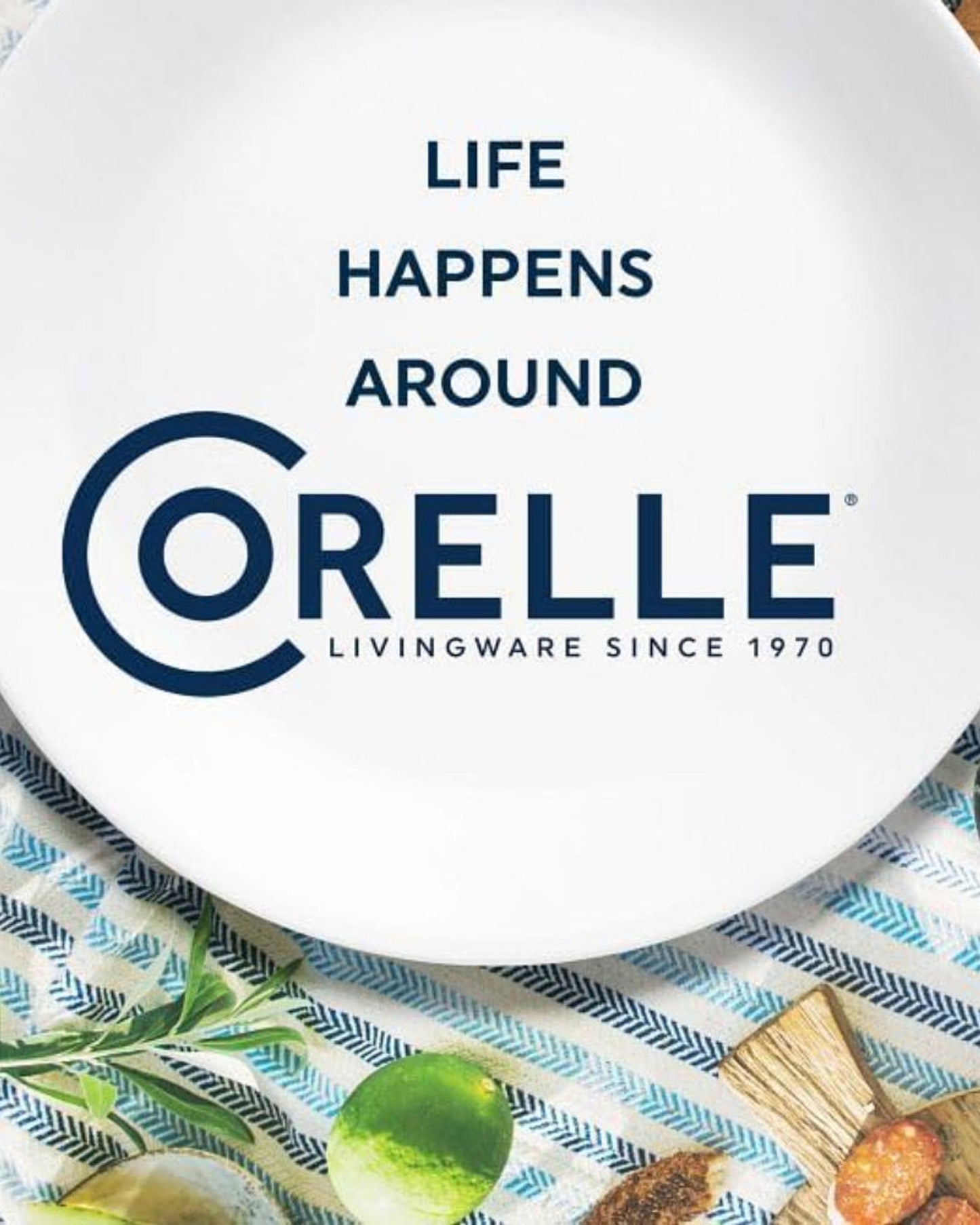 Corelle Dinnerware Set 12Pc Contemporary Fruit