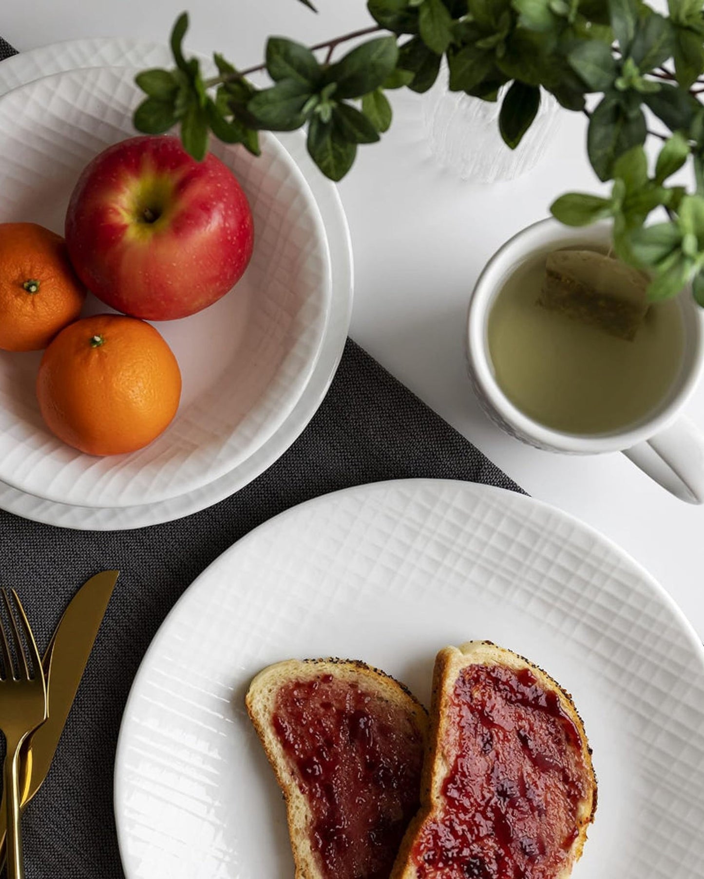 Corelle 12 PCS DINNER SET LINEN WEAVE