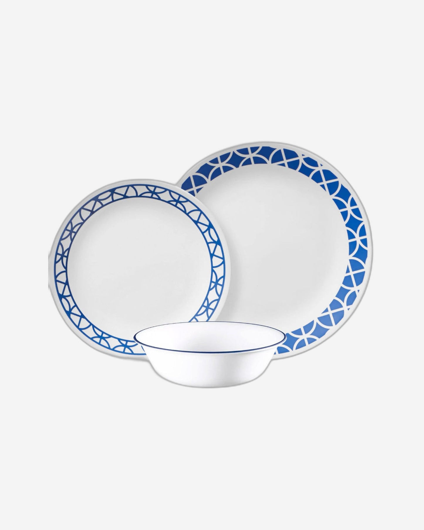 Corelle Dinnerware Set 12Pc Cobalt Circle
