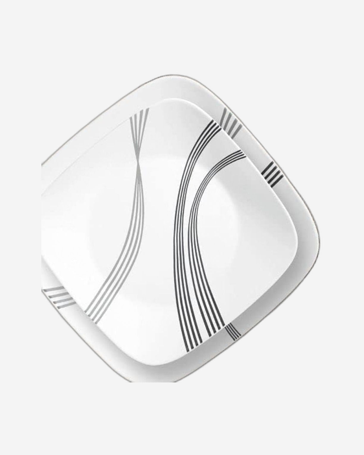 Corelle Dinnerware Set 16Pc Square Urban Arc