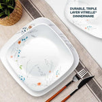 Corelle Dinnerware Set 16Pc Square Adyln