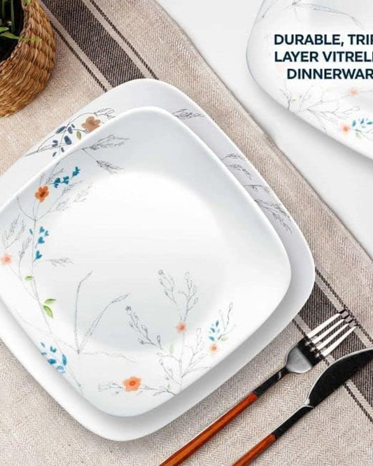 Corelle Dinnerware Set 16Pc Square Adyln