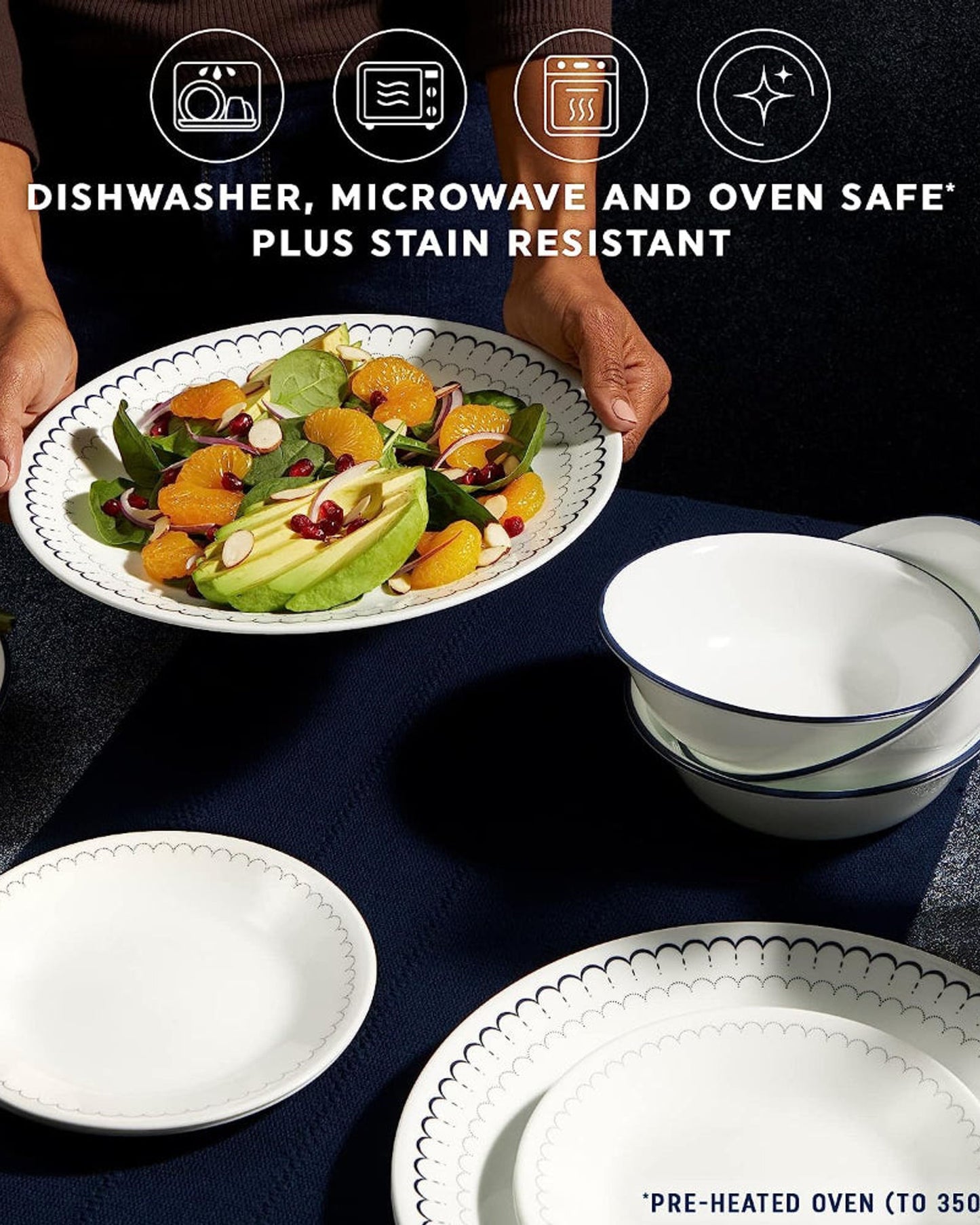 Corelle Dinnerware Set 18Pc Caspin