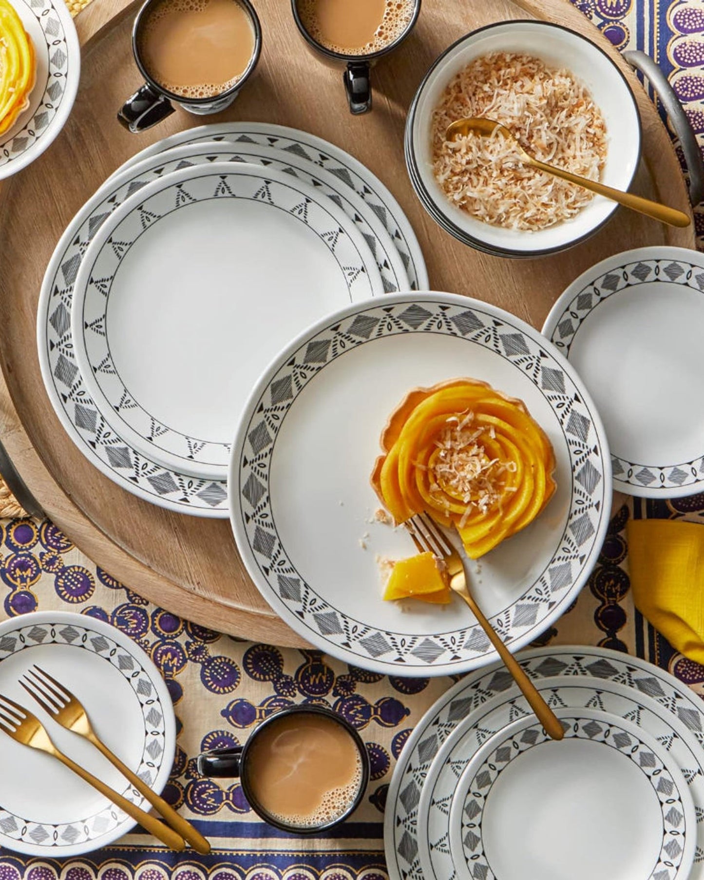 Corelle Dinnerware Set 16Pc Cusco