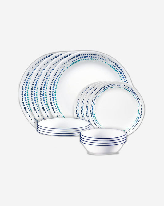 Corelle Dinnerware Set 16Pc Ocean Blue