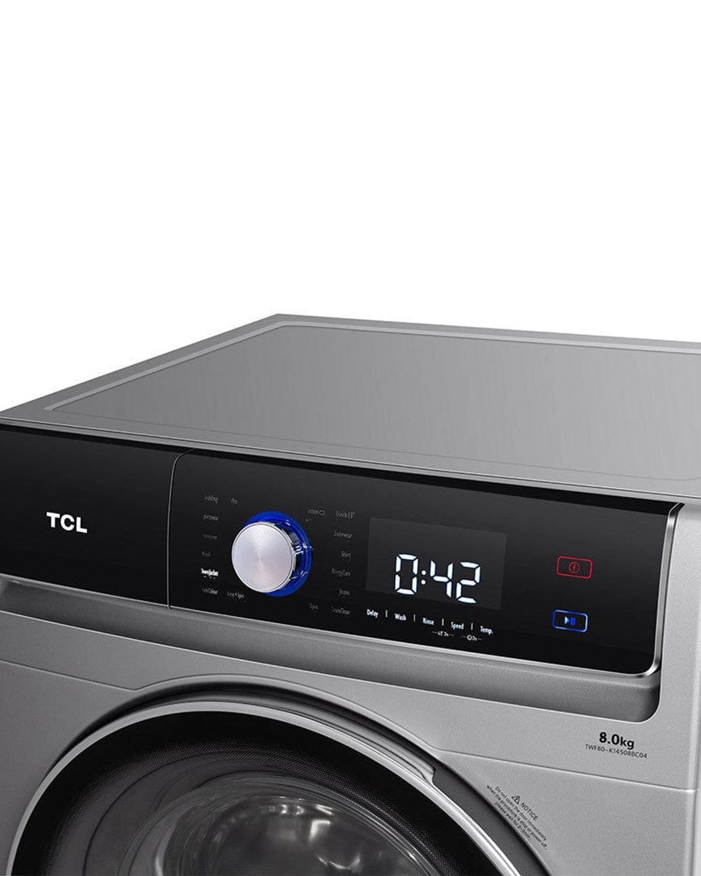 TCL Front Load Washing Machine 8kg