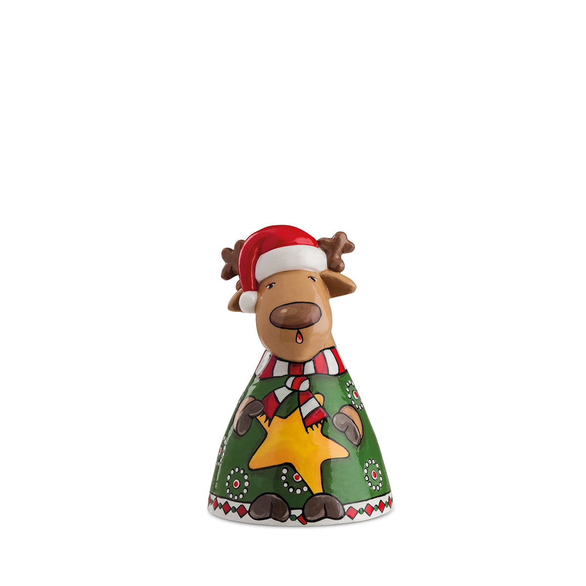 Egan Bell Christmas Reindeer Cm 6X9 - 120030