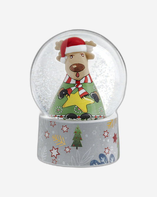 Egan Snow Bowl Christmas With Led Reindeer Cm 7X9 - 120045