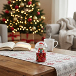 Egan Snow Bowl/Music Box Christmas With Led Santa Claus Cm 10X12 - 120048