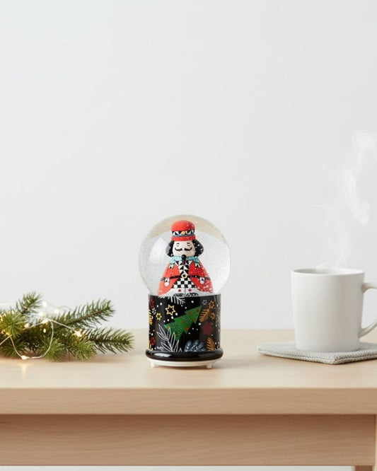 Egan Snow Bowl/Music Box Christmas With Led The Nutcracker Cm 10X12 - 120049