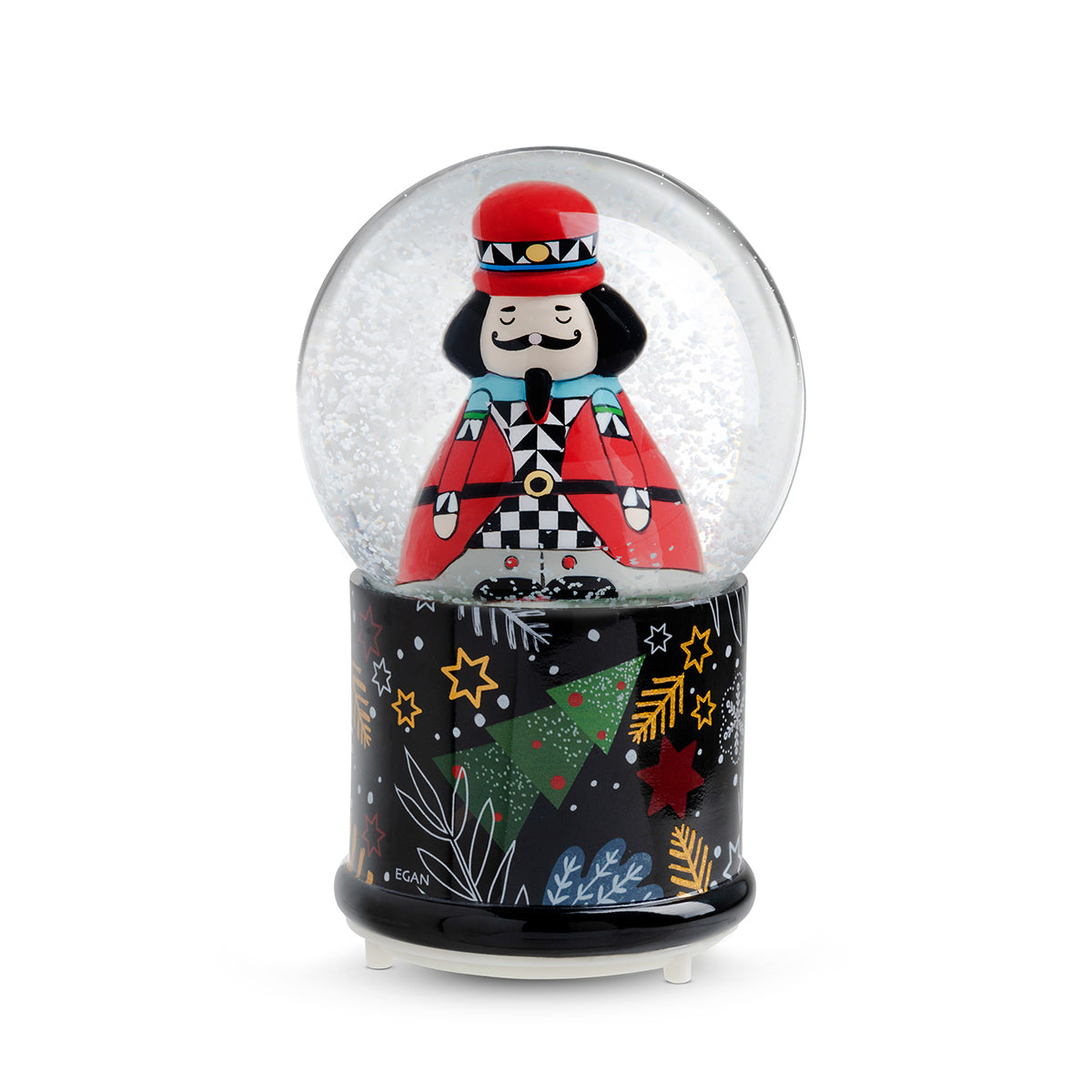 Egan Snow Bowl/Music Box Christmas With Led The Nutcracker Cm 10X12 - 120049