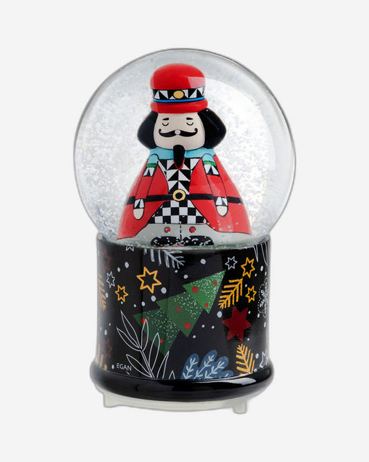 Egan Snow Bowl/Music Box Christmas With Led The Nutcracker Cm 10X12 - 120049