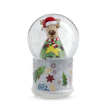 Egan Snow Bowl/Music Box Christmas With Led Reindeer Cm 10X12 - 120050