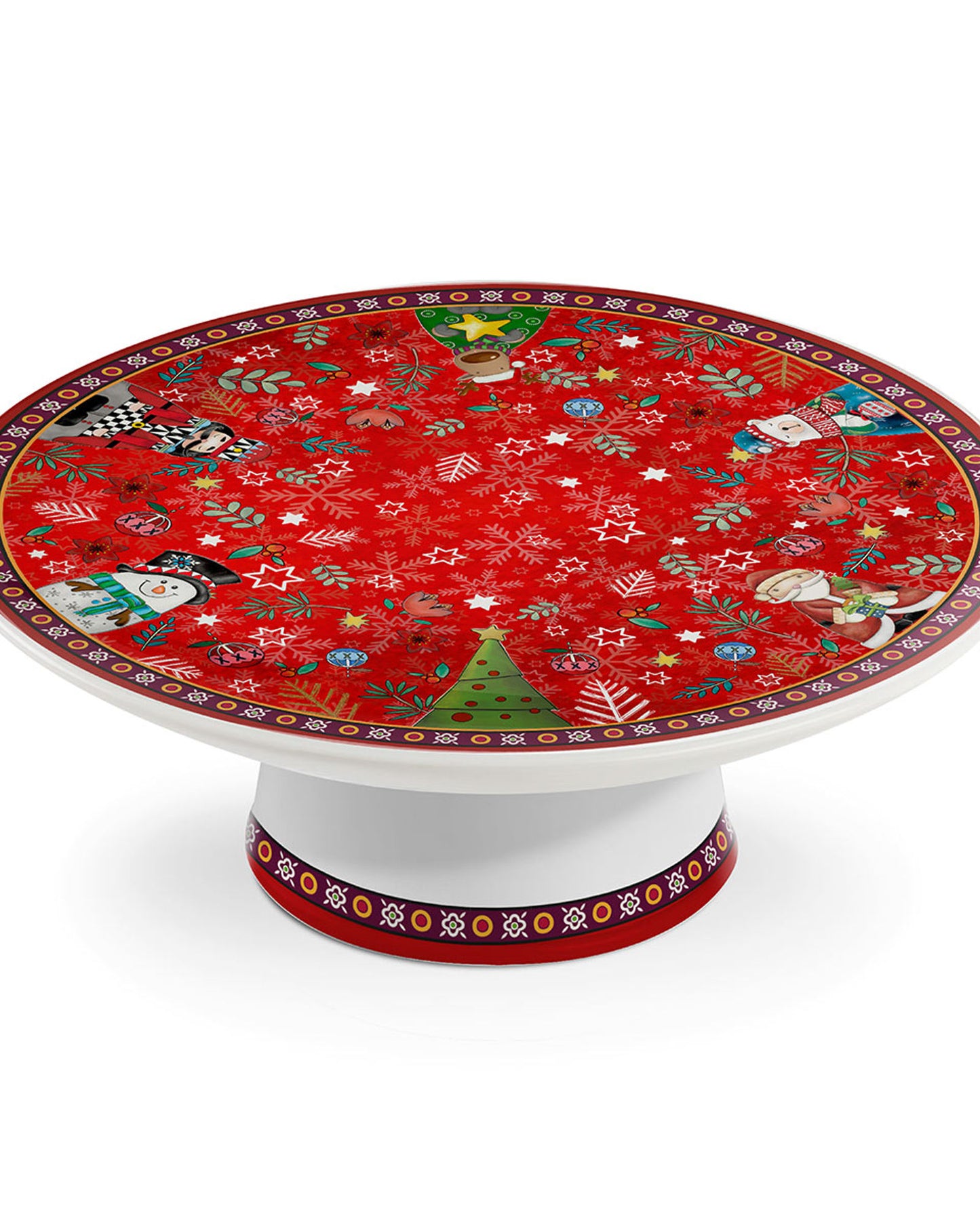 Egan Cake Stand Red Cm 26X10 - 120076