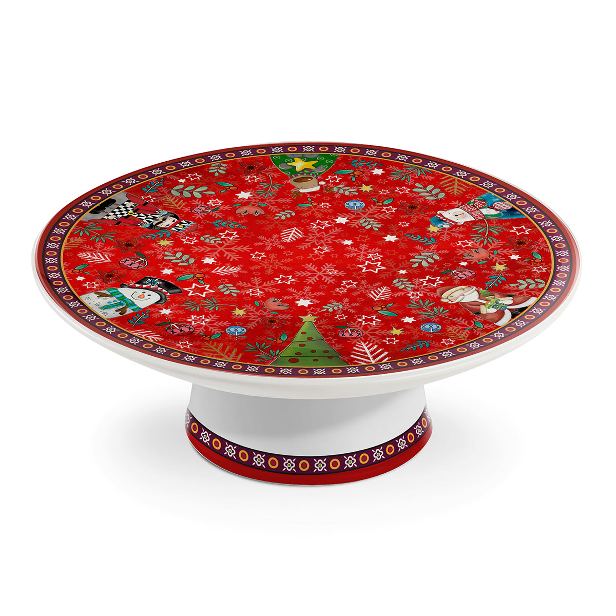 Egan Cake Stand Red Cm 26X10 - 120076