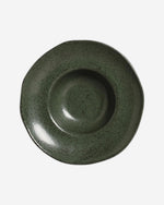 Organic Deep Rim Plate Stoneware 28X6.5Cm 450Ml Greenery Made In Brazil