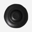 Organic Deep Rim Plate Stoneware 28X6.5Cm 450Ml Black Matte Made In Brazil