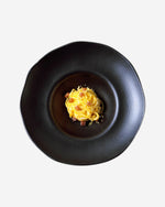 Organic Deep Rim Plate Stoneware 28X6.5Cm 450Ml Black Matte Made In Brazil