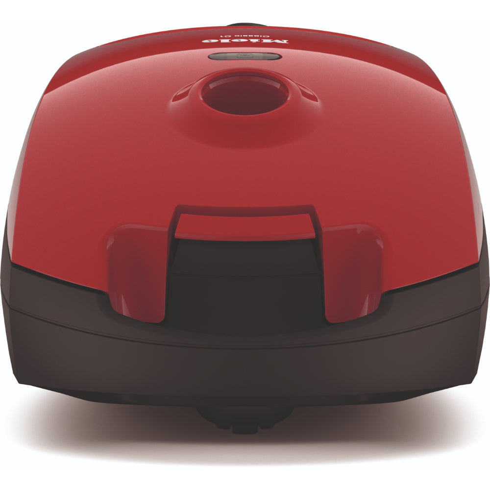 Miele Bagged Vacuum Cleaner Classic C1 Captures 99.9% of Dust, Mango Red