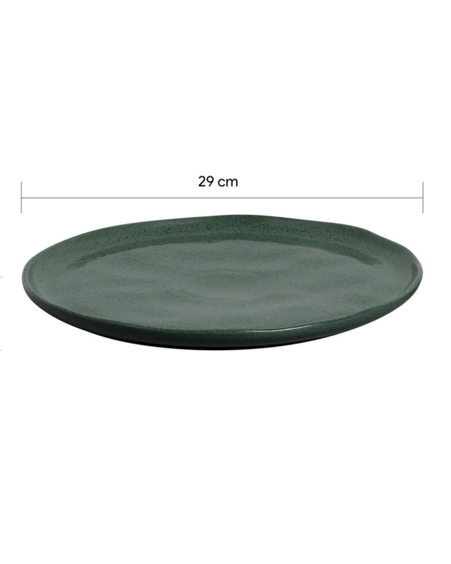 Bio Dinner Plate Stoneware 29Cm Greenery Made In Brazil
