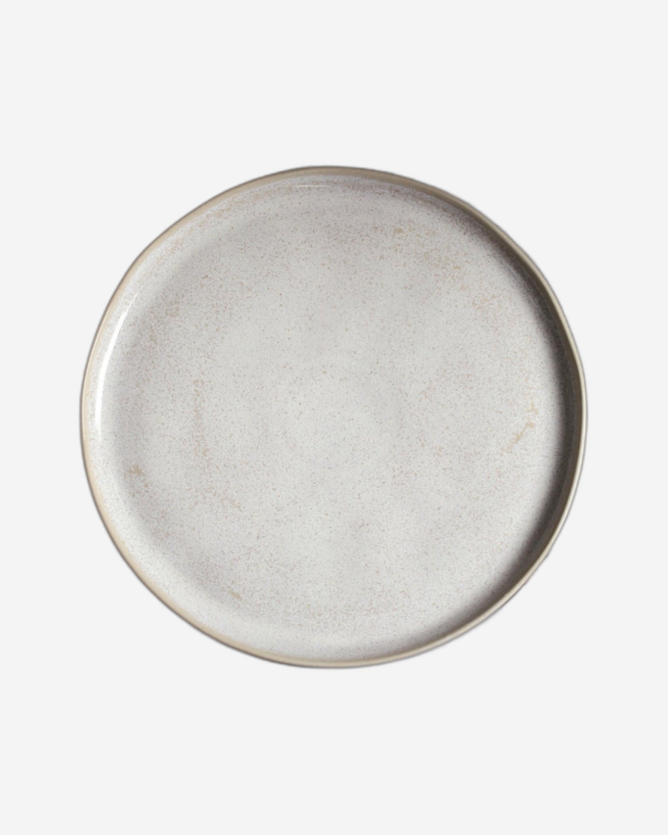 Bio Dinner Plate Stoneware 29Cm Latte Made In Brazil