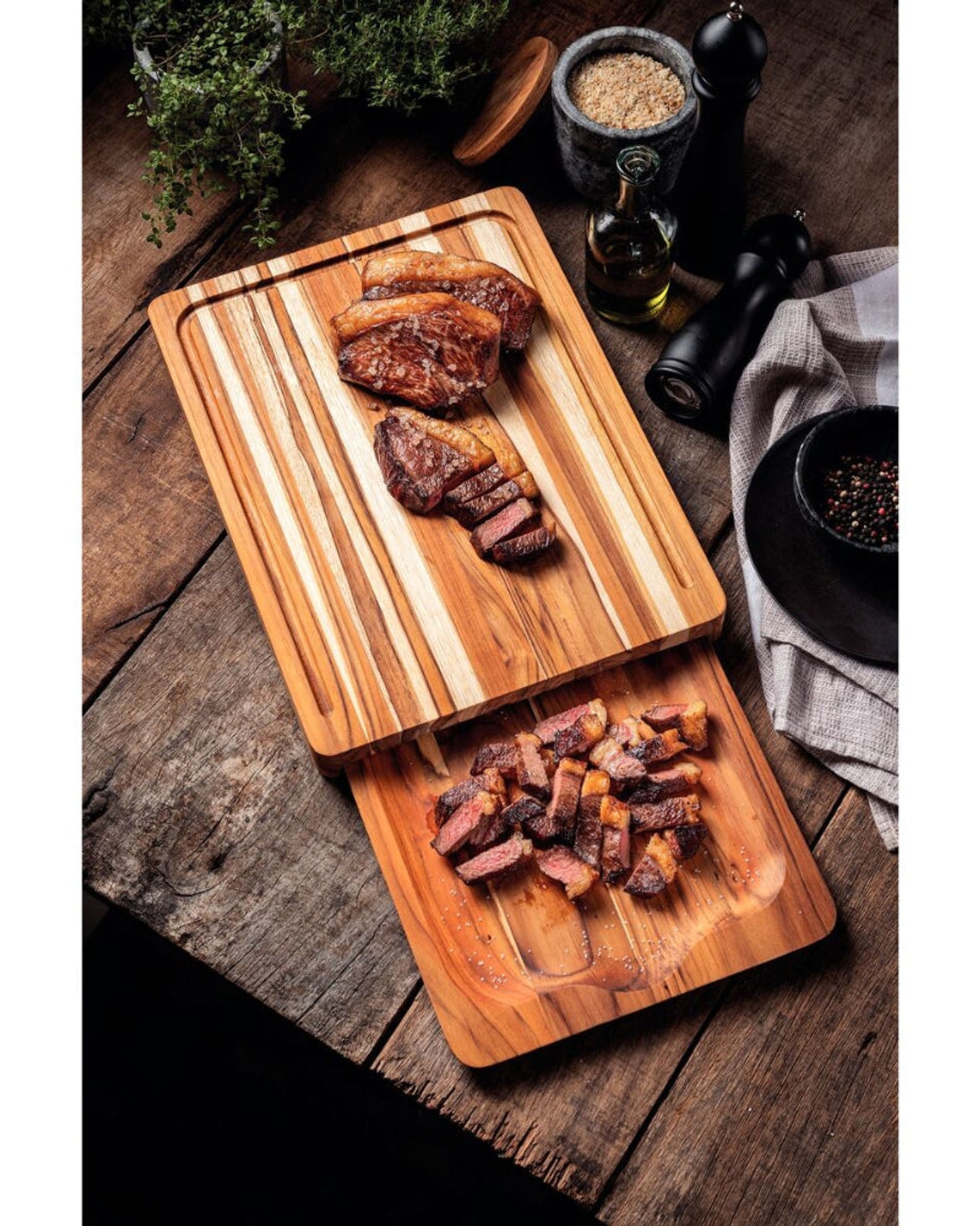 Tramontina Barbecue Board and Tray Kit