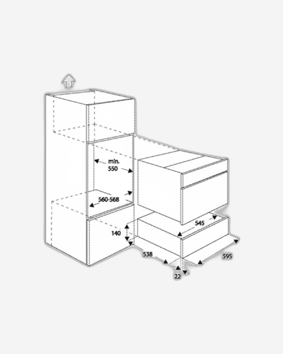 Bertazzoni Modern Series Copper Warming Drawer 60cm