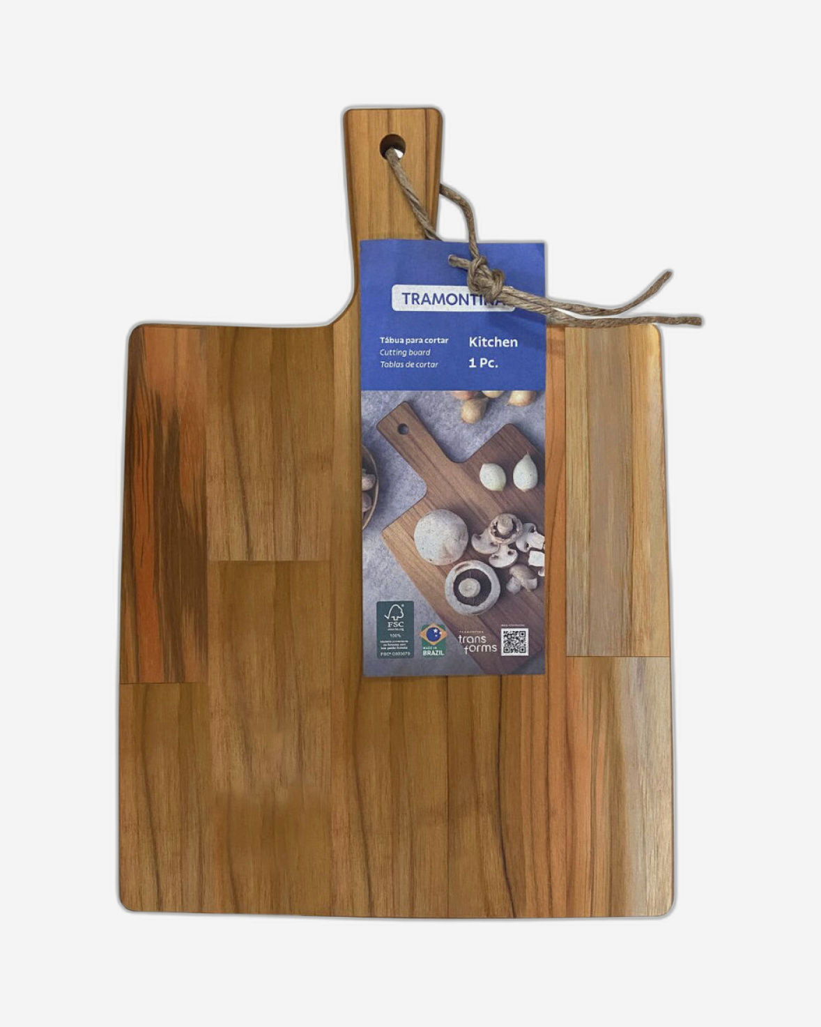 Tramontina kitchen board with handle 40x28 cm
