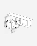 Bertazzoni Heritage Series Fully Integrated Dishwasher 60cm