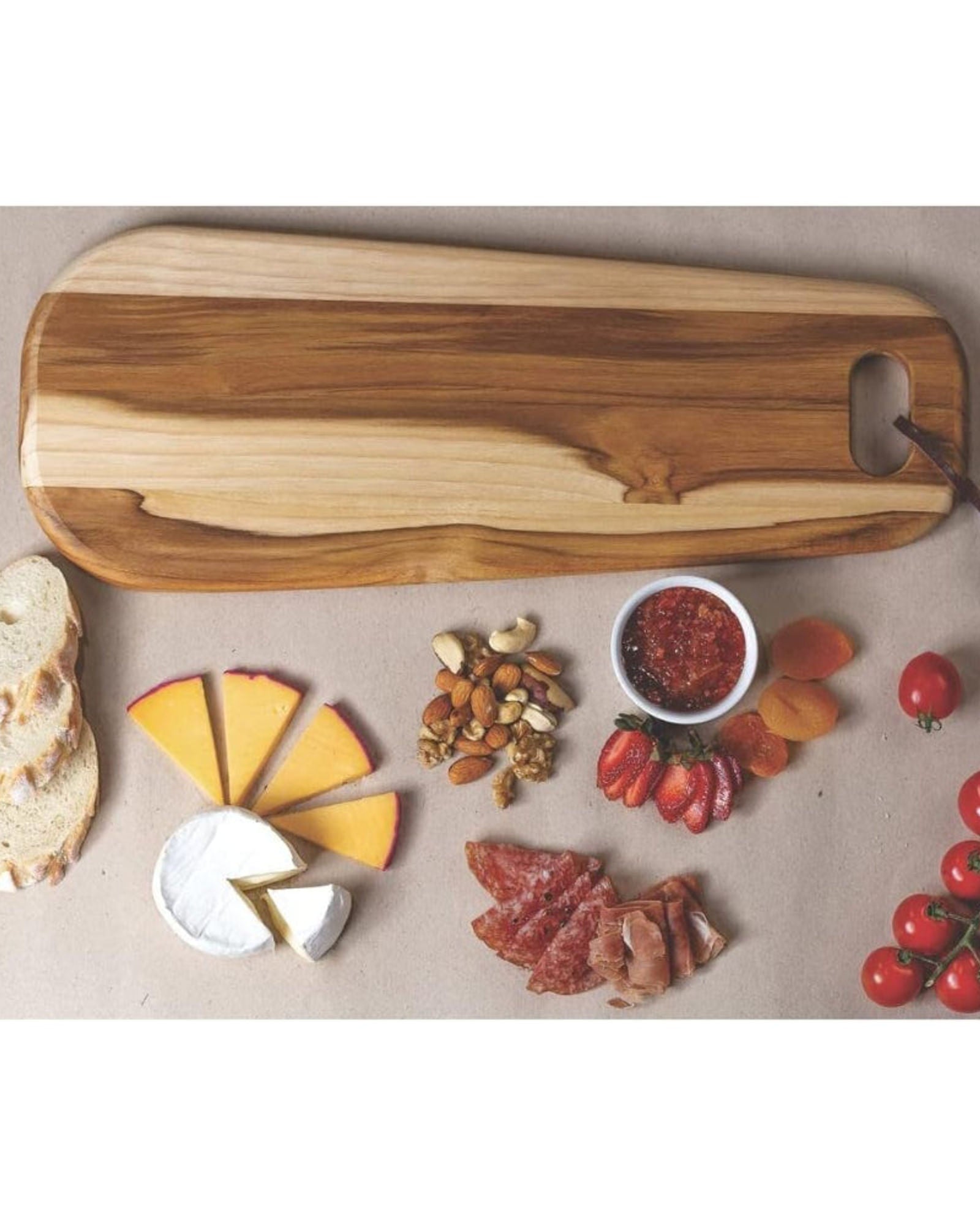 Tramontina Brazil  Provence 48x19cm Teak Wood Antipasti Board with Mineral Oil Finish