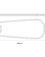 Tramontina Brazil  Provence 48x19cm Teak Wood Antipasti Board with Mineral Oil Finish