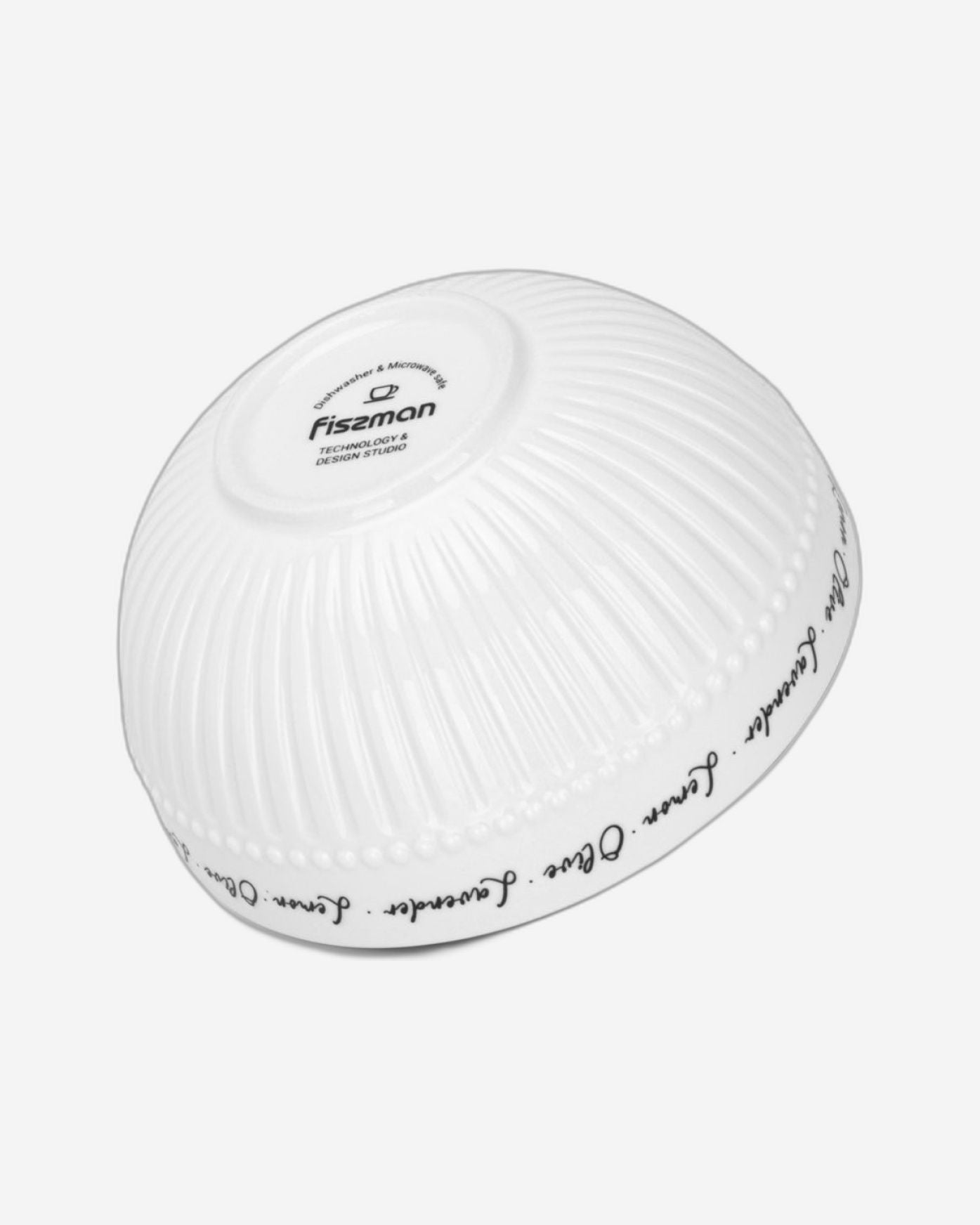 Fissman Bowl Lemon Provence Porcelain 2Pc 12cm