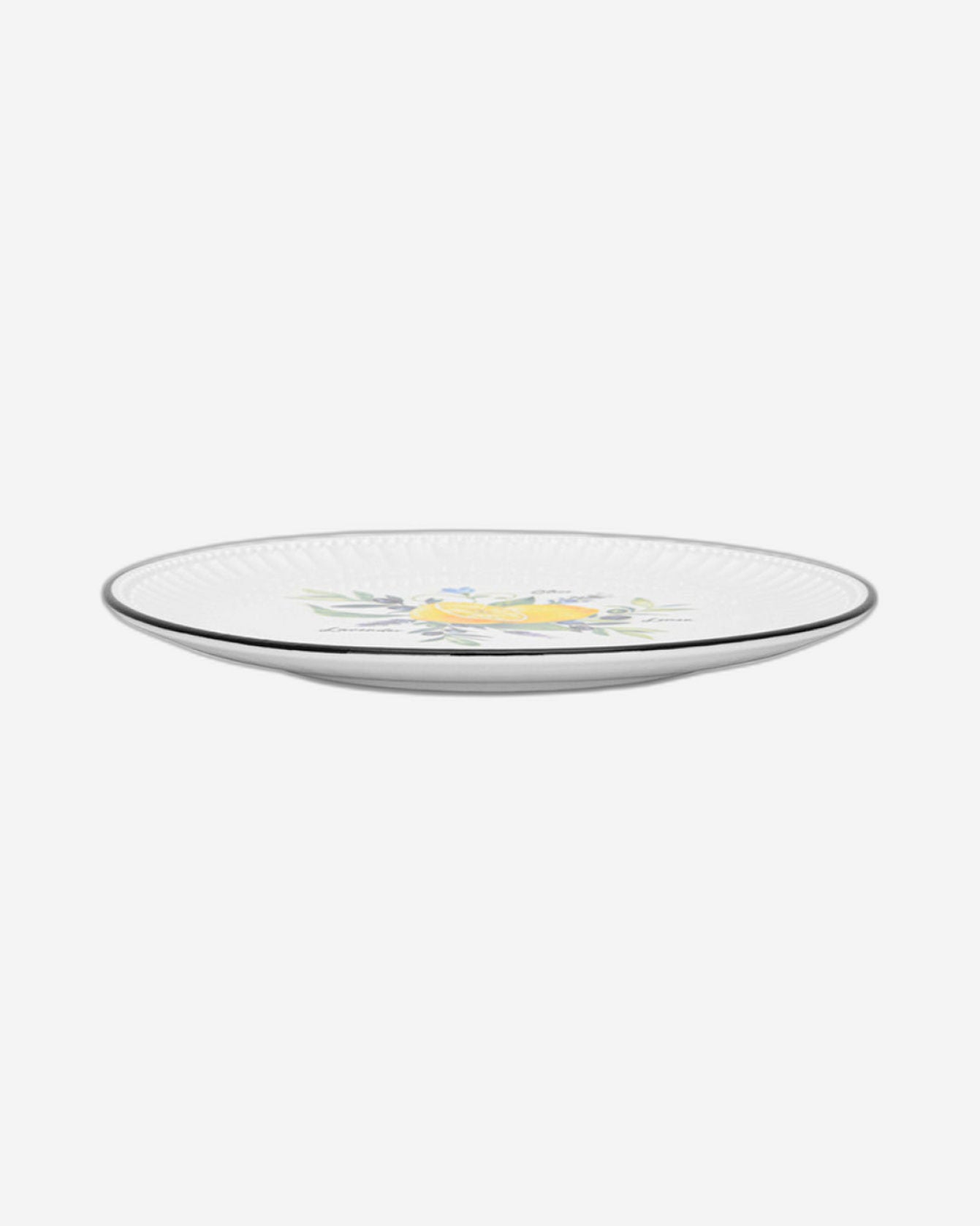 Fissman 2-Piece Plates Lemon Provence Series 21cm Porcelain