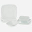 Corelle Dinnerware Set 18Pc Square Pure White