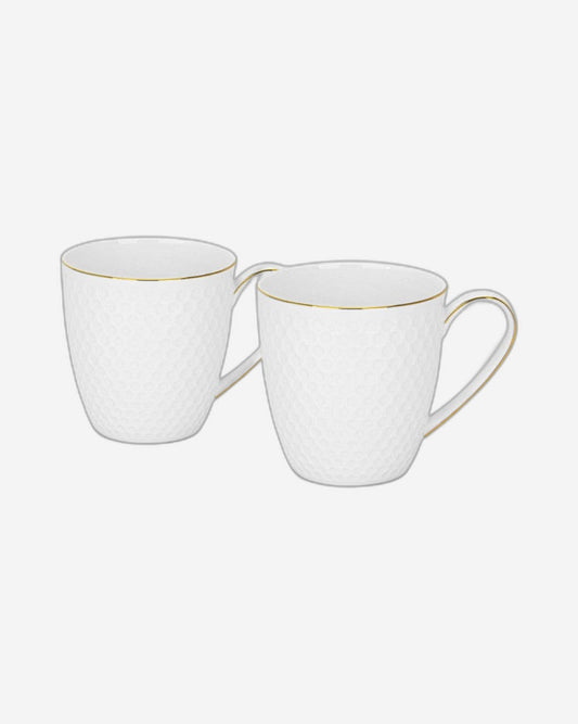 Fissman 2 Piece Mugs Noemi 400 Ml Fine Bone China